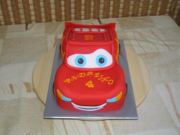 Mc´Queen , torta, Torty autíčka, vláčiky, -TORTICKA-, 1