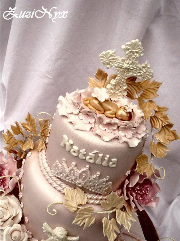Krstinová detail, torta, Torty na krstiny Krstinová detail, torta, Torty na krstiny, ZuziNyx, 1