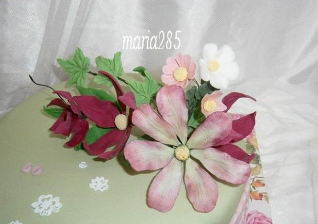 kvetinky, torta, Ozdoby na torty kvetinky, torta, Ozdoby na torty, maria285, 1