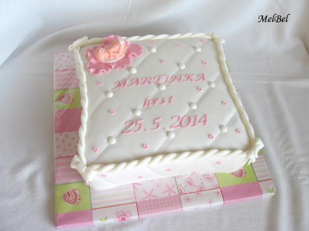 Vankúšik, torta, Torty na krstiny, melinocka, 1