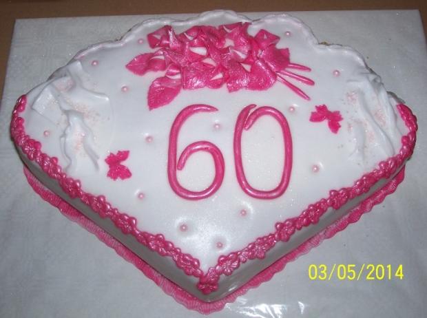 švagrinej k 60-tke, torta, Narodeninové torty, Hanka47, 1