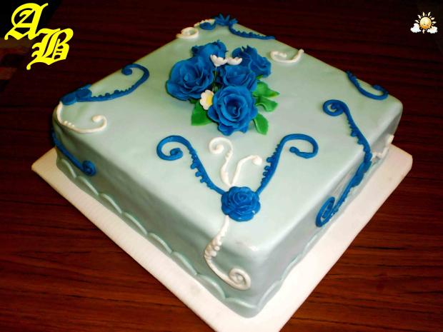 modrá, torta, Narodeninové torty modrá, torta, Narodeninové torty, ankab, 1