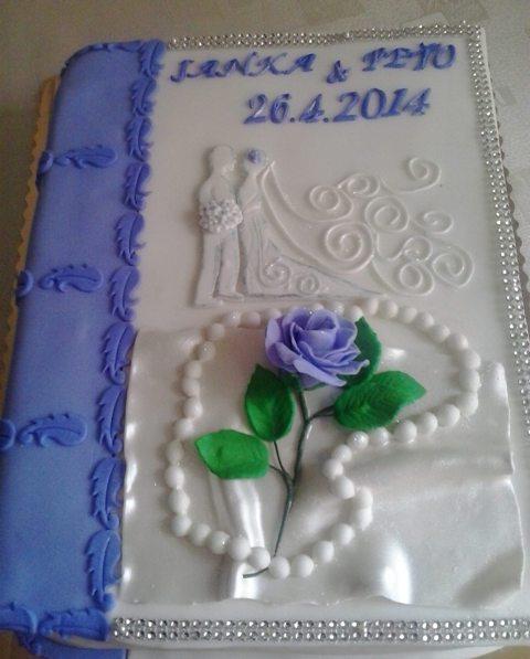 Svadobná kniha, torta, Svadobné torty Svadobná kniha, torta, Svadobné torty, milka1957, 1