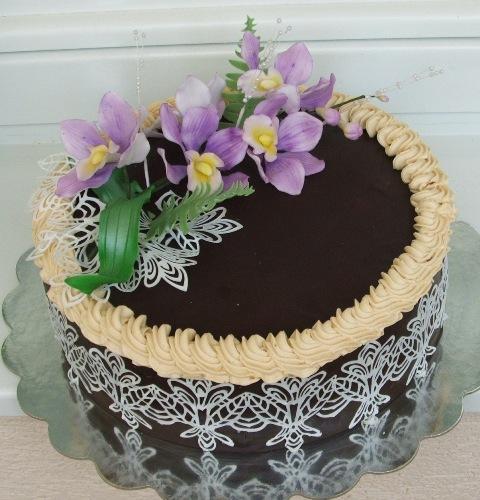 Na želanie klasika z orcidejkami, torta, Narodeninové torty, atigram, 1