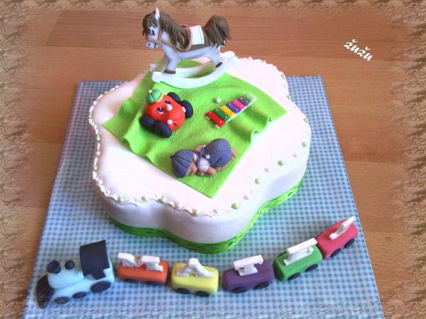 k 1. rôčku, torta, Narodeninové torty, Ladydia, 1