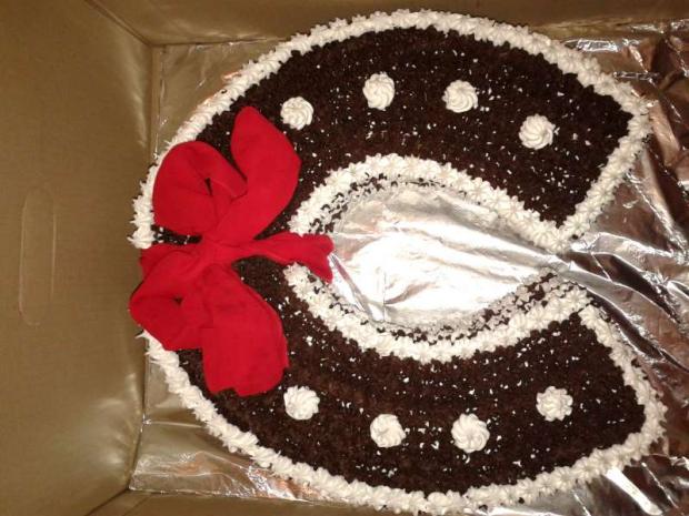 Penová podkova, torta, Narodeninové torty, Alu123, 1