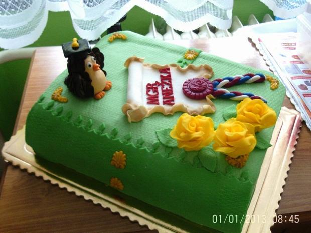 Torta zatvorená kniha na promócie, torta, Torty - škola, stužková, Anna87, 1
