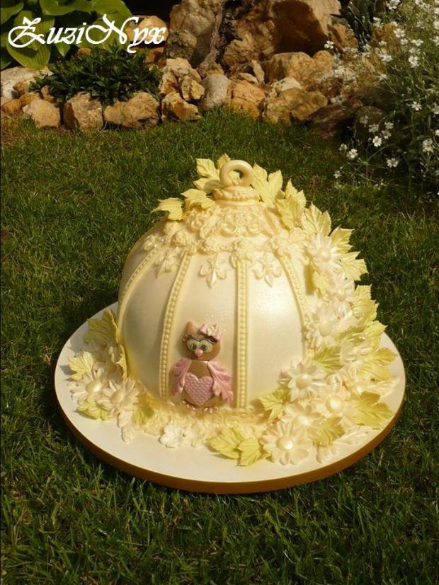 Sovička v klietke, torta, Narodeninové torty Sovička v klietke, torta, Narodeninové torty, ZuziNyx, 1