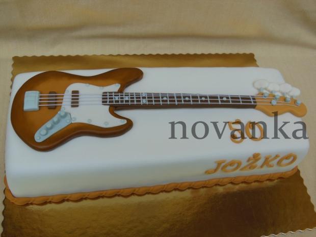 elektrická gitara, torta, Narodeninové torty elektrická gitara, torta, Narodeninové torty, novanka, 1