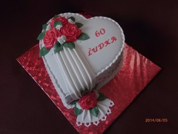 bielo červené srdiečko, torta, Narodeninové torty bielo červené srdiečko, torta, Narodeninové torty, , 1