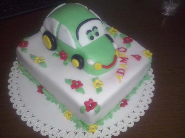 auticko, torta, Torty autíčka, vláčiky, Ivana14, 1
