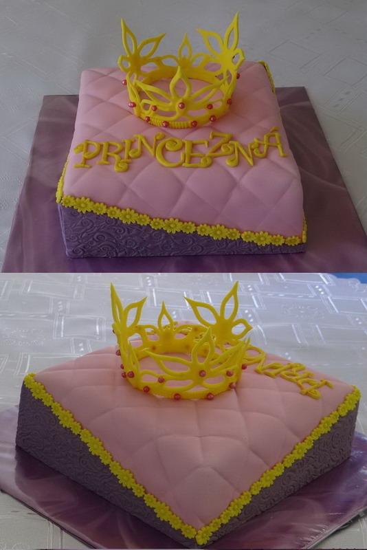 Korunka pre princeznú, torta, Narodeninové torty Korunka pre princeznú, torta, Narodeninové torty, evicaa, 1