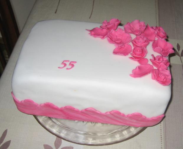 S ružičkami, torta, Narodeninové torty S ružičkami, torta, Narodeninové torty, helenah, 1