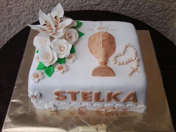 1.Sv. Prijímanie, torta, Torty na cirkevné sviatky, Bazinka, 1