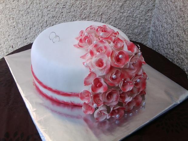 svadobná, torta, Svadobné torty, Bazinka, 1