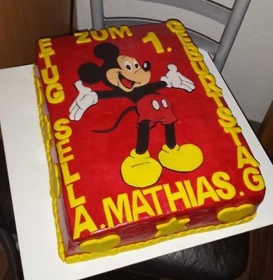 Mickey Maus, torta, Rozprávkové torty, Simona444, 1