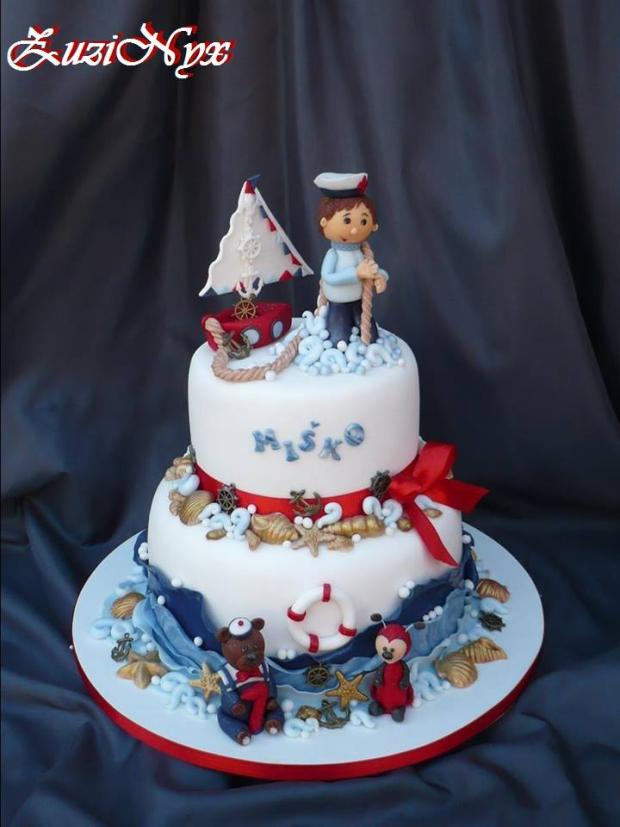 znova Malý námorníček pre Miška, torta, Ostané torty pre deti, ZuziNyx, 1