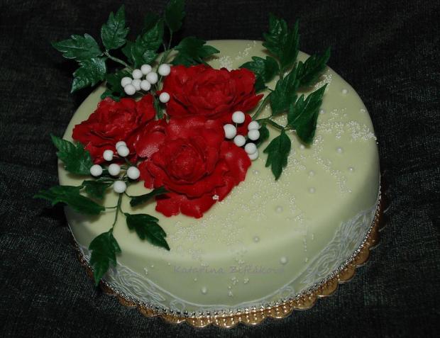 kvietky s perličkami a čipkou, torta, Narodeninové torty kvietky s perličkami a čipkou, torta, Narodeninové torty, Katarina139, 1