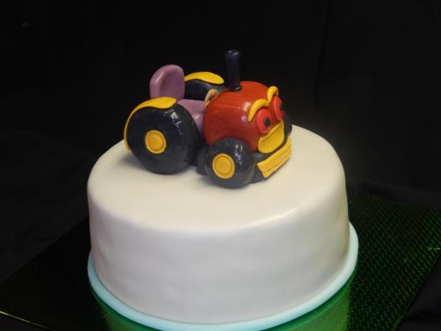 traktor, torta, Torty autíčka, vláčiky, marycka, 1