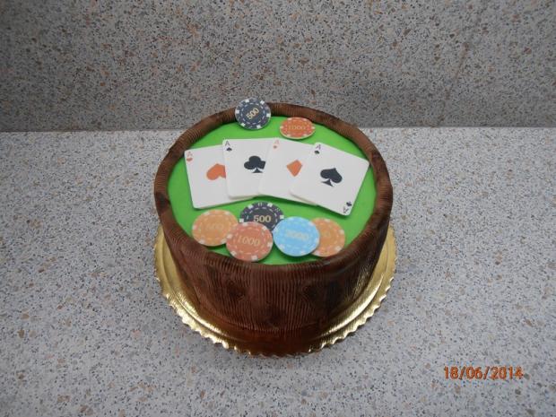 poker č.2, torta, Narodeninové torty poker č.2, torta, Narodeninové torty, nmiriam, 1