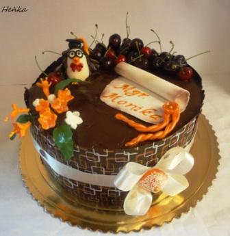 Na promocie, torta, Čokoládové torty Na promocie, torta, Čokoládové torty, marekahenrieta, 1