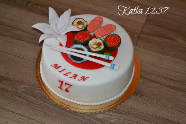 sushi :-), torta, Narodeninové torty sushi :-), torta, Narodeninové torty, katka1237, 1