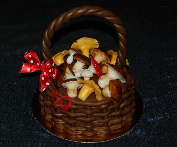hubový košík 2, torta, Narodeninové torty hubový košík 2, torta, Narodeninové torty, Katarina139, 1