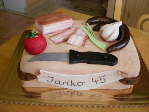 Sladká slanina, torta, Narodeninové torty, Janka.S, 1