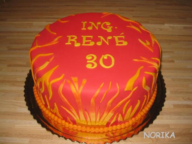 Pre poziarnika, torta, Narodeninové torty, norika, 1
