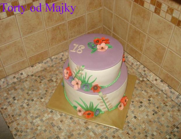 V modernom štýle, torta, Narodeninové torty, drobecek, 1
