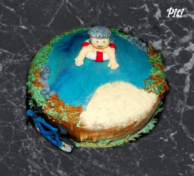 Jazero, torta, Narodeninové torty, Piti, 1