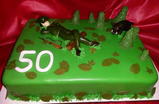 Pre poľovníka k 50 - tke, torta, Narodeninové torty, martatn53, 1