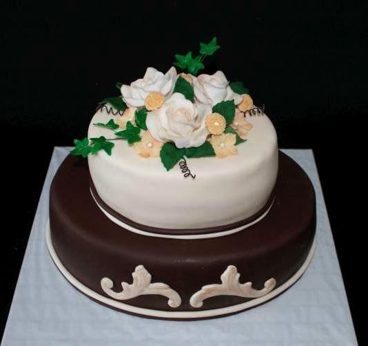 Hnedo krémová pre dvoch.., torta, Narodeninové torty Hnedo krémová pre dvoch.., torta, Narodeninové torty, DanielaTN, 1