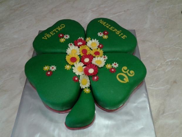 štvorlístok, torta, Narodeninové torty štvorlístok, torta, Narodeninové torty, eva.s, 1