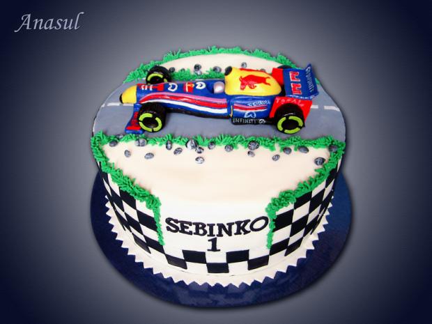 Formulka Red bull, torta, Torty autíčka, vláčiky Formulka Red bull, torta, Torty autíčka, vláčiky, anasul, 1