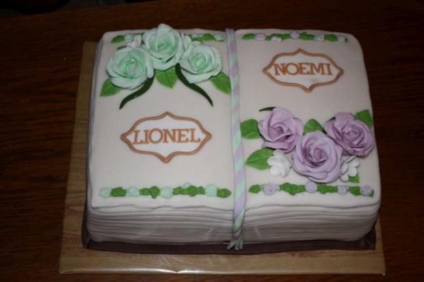 Otvorená kniha, torta, Narodeninové torty Otvorená kniha, torta, Narodeninové torty, stanula, 1