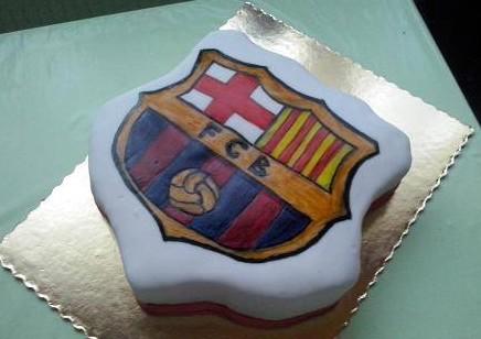 FCB znak, torta, Netradičné torty, julkabuganova, 1