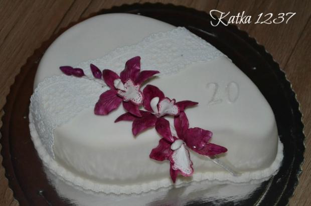 slza s orchideou, torta, Narodeninové torty, katka1237, 1