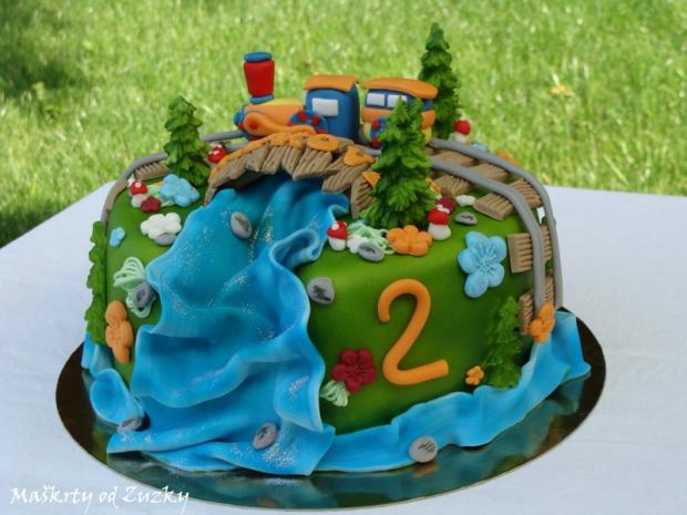 vláčik, torta, Rozprávkové torty vláčik, torta, Rozprávkové torty, Zuziv, 1