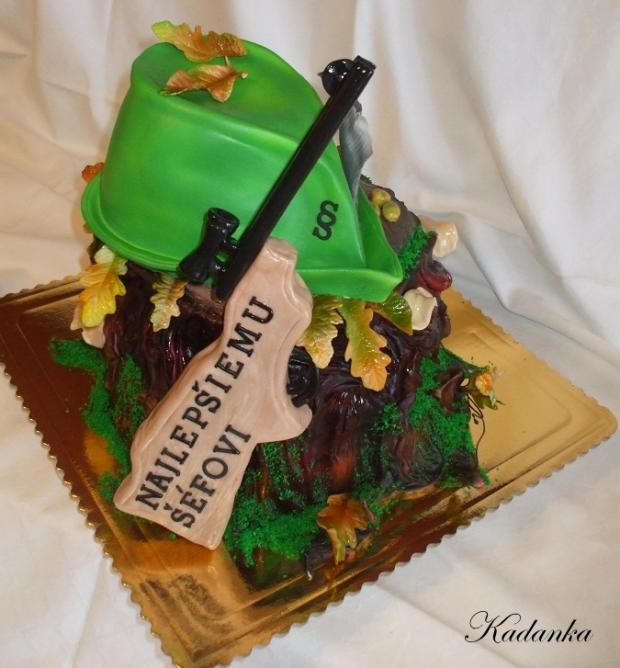 Pre poľovníka právnika, torta, Narodeninové torty Pre poľovníka právnika, torta, Narodeninové torty, Kadanka, 1