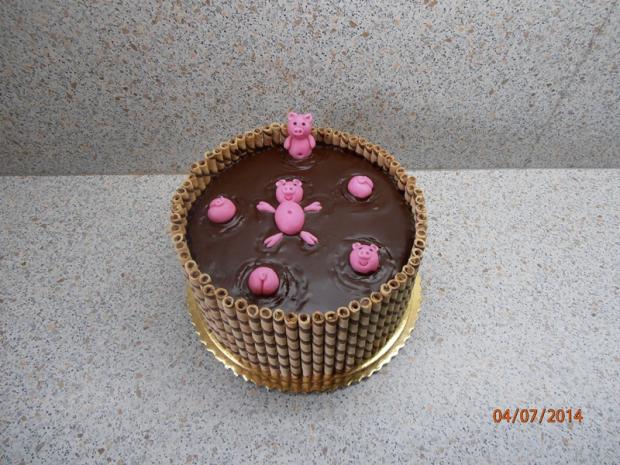 prasiatka v blate, torta, Narodeninové torty prasiatka v blate, torta, Narodeninové torty, nmiriam, 1