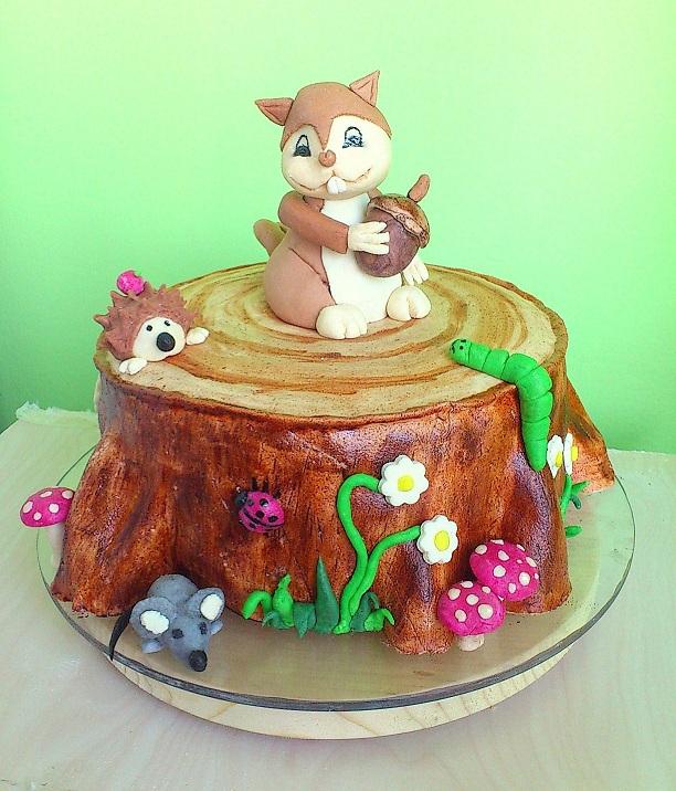 Lesné zvieratká, torta, Torty so zvieratkami Lesné zvieratká, torta, Torty so zvieratkami, Viktoria53, 1