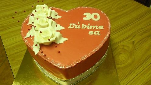 srdce k výročiu, torta, Narodeninové torty srdce k výročiu, torta, Narodeninové torty, Ivka29, 1