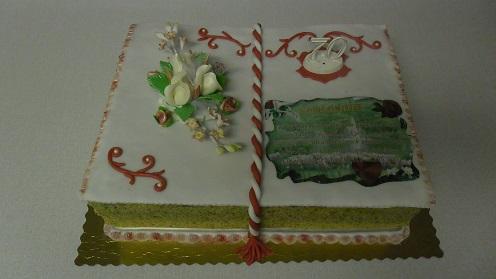 orechová kniha, torta, Narodeninové torty orechová kniha, torta, Narodeninové torty, Ivka29, 1