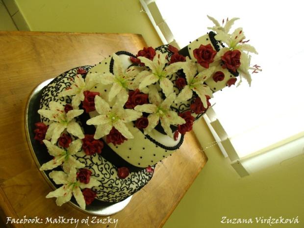 svadobná 4 poschodová, torta, Svadobné torty svadobná 4 poschodová, torta, Svadobné torty, Zuziv, 1