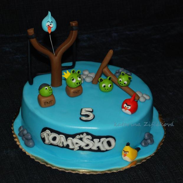 angry birds, torta, Narodeninové torty, Katarina139, 1