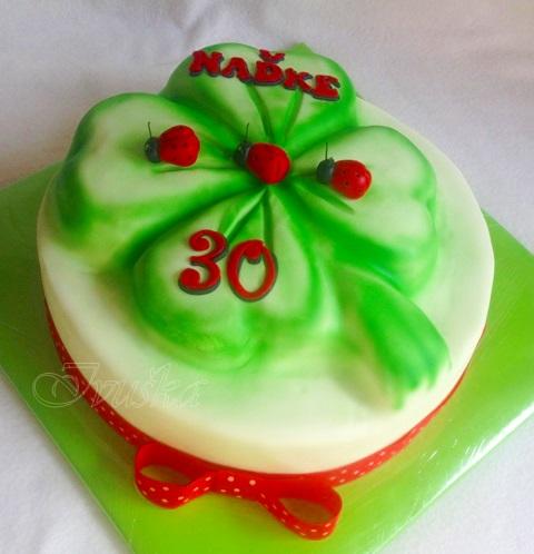 stvorlistok pre stastie, torta, Narodeninové torty, likerik, 1