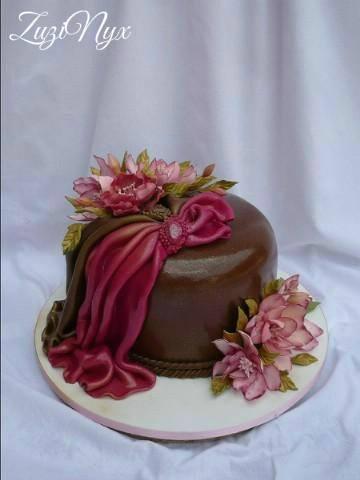 Meninová s magnóliami, torta, Narodeninové torty Meninová s magnóliami, torta, Narodeninové torty, ZuziNyx, 1
