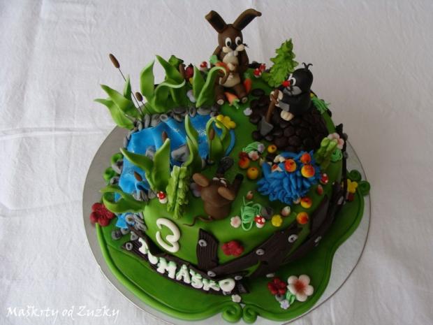 krtko a kamaráti opäť, torta, Rozprávkové torty, Zuziv, 1