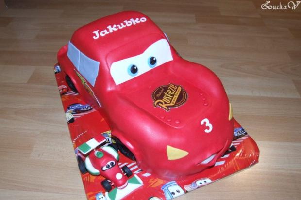 Blesk, torta, Torty autíčka, vláčiky Blesk, torta, Torty autíčka, vláčiky, ZuzkaV, 1